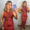 VESTIDO TUL - ESTAMPADO