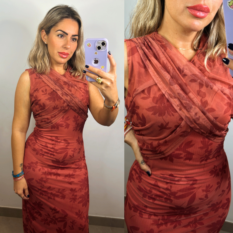 VESTIDO TUL - ESTAMPADO