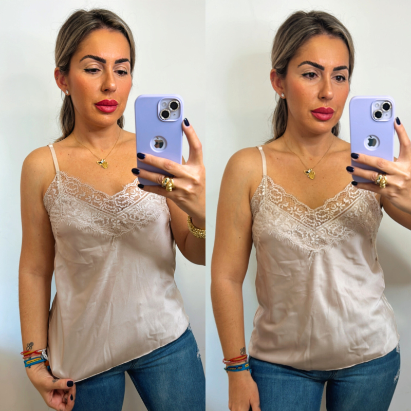 TOP LENCERO - CAVA TOP LENCERO - CAVA