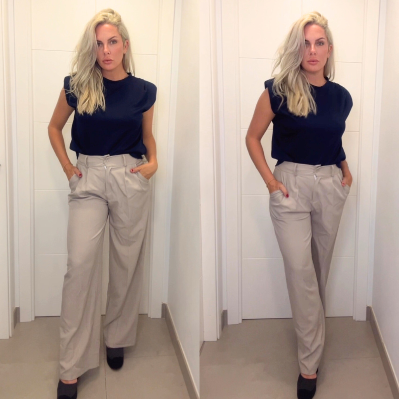 PANTALÓN PINZA - TAUPE PANTALÓN PINZA - TAUPE