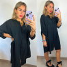 VESTIDO CAMISERO - NEGRO VESTIDO CAMISERO - NEGRO